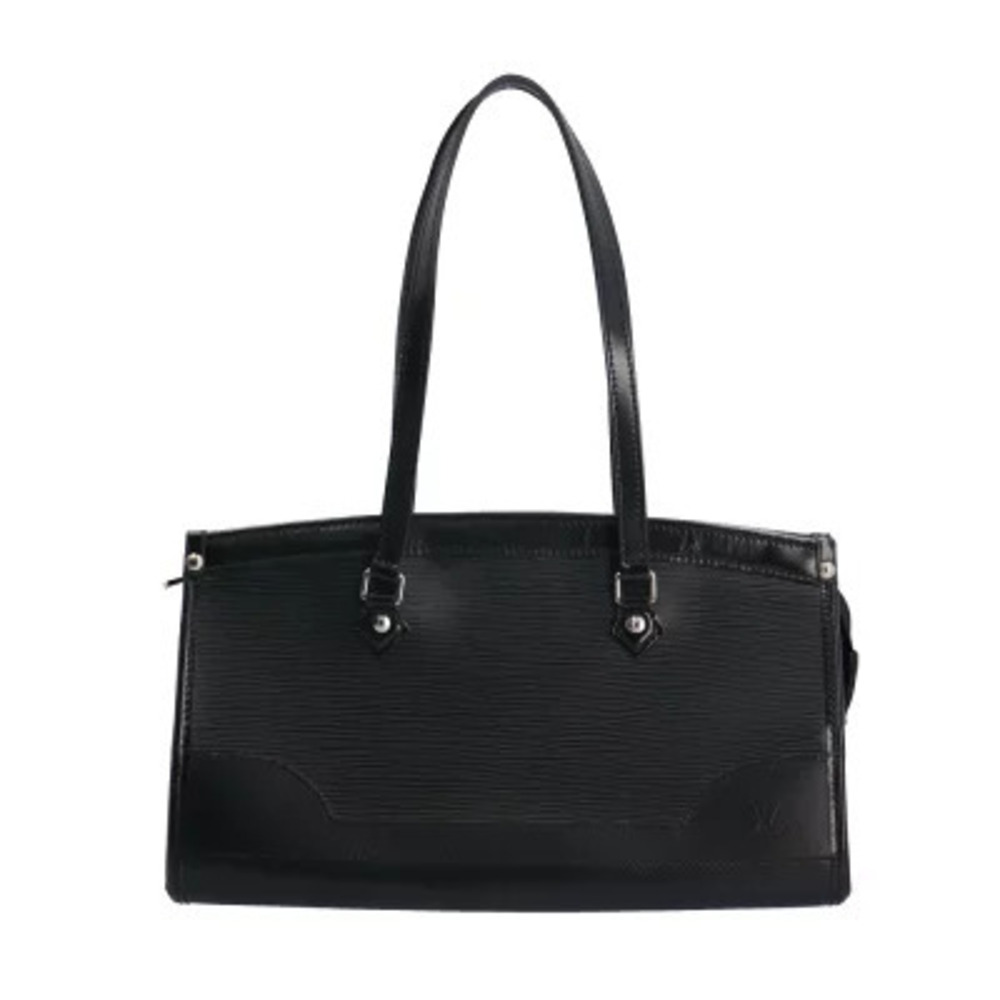 Louis Vuitton Madeleine Epi Handbag Leather Black